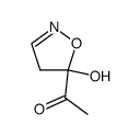 Ethanone, 1-(4,5-dihydro-5-hydroxy-5-isoxazolyl)- (9CI) structure