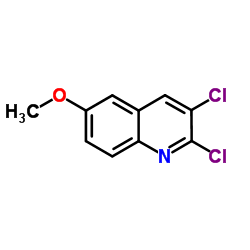 2,3-Dichloro-6-methoxyquinoline结构式