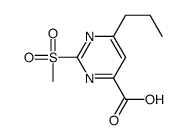2-(Methylsulfonyl)-6-propylpyrimidine-4-carboxylic acid picture