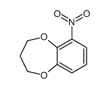 6-Nitro-3,4-dihydro-2H-1,5-benzodioxepine结构式