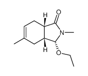 1H-Isoindol-1-one,3-ethoxy-2,3,3a,4,7,7a-hexahydro-2,5-dimethyl-,(3alpha,3abta,7abta)-(9CI)结构式