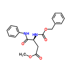 METHYL(S)-3-N-CBZ-AMINO-N-PHENYL-SUCCINAMATE Structure
