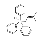 (3-methyl-2-butenyl)triphenylphosphonium bromide结构式