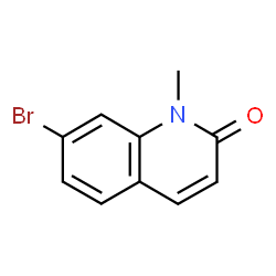 7-溴-1-甲基喹啉-2(1H)-酮结构式