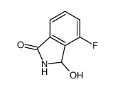 4-fluoro-3-hydroxy-2,3-dihydro-1H-isoindol-1-one Structure