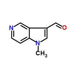 1H-Pyrrolo[3,2-c]pyridine-3-carboxaldehyde, 1-methyl- (9CI) structure