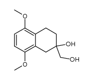 2-hydroxy-2-hydroxymethyl-5,8-dimethoxy-1,2,3,4-tetrahydronaphthalene结构式