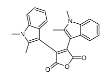 3,4-BIS-(1,2-DIMETHYL-1H-INDOL-3-YL)-FURAN-2,5-DIONE Structure