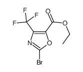 ETHYL 2-BROMO-4-(TRIFLUOROMETHYL)OXAZOLE-5-CARBOXYLATE Structure