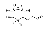 beta-D-Allopyranose, 1,6:2,3-dianhydro-4-O-2-propenyl- (9CI)结构式