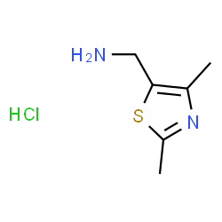 (2,4-DIMETHYLTHIAZOL-5-YL)METHANAMINEHYDROCHLORIDE structure