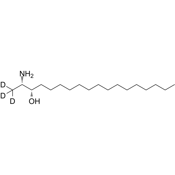 1-Deoxy-L-threo-sphinganine-d3 Structure