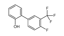 2-[4-fluoro-3-(trifluoromethyl)phenyl]phenol结构式