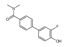 4-(3-fluoro-4-hydroxyphenyl)-N,N-dimethylbenzamide Structure