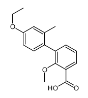 3-(4-ethoxy-2-methylphenyl)-2-methoxybenzoic acid Structure