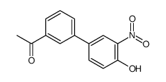 1-[3-(4-hydroxy-3-nitrophenyl)phenyl]ethanone Structure