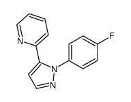 2-(1-(4-FLUOROPHENYL)-1H-PYRAZOL-5-YL)PYRIDINE结构式