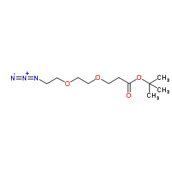 Azido-PEG2-C2-Boc structure