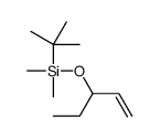 tert-butyl-dimethyl-pent-1-en-3-yloxysilane Structure