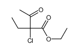 ethyl 2-chloro-2-ethyl-3-oxobutanoate Structure