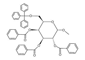 Methyl-6-O-trityl-2,3,4-tri-O-benzoyl-α-D-galactopyranoside picture