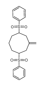 3-methylene-1,5-bis(phenylsulfonyl)cyclooctane结构式