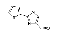 1-methyl-2-thiophen-2-yl-1H-imidazole-4-carbaldehyde结构式