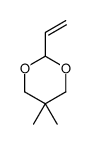 5,5-dimethyl-2-vinyl-1,3-dioxane structure