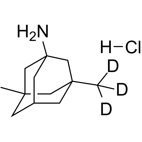 Memantine-d3 hydrochloride结构式