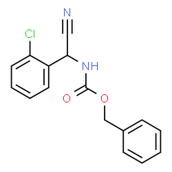 N-[(2-氯苯基)(氰基)甲基]氨基甲酸苄酯图片