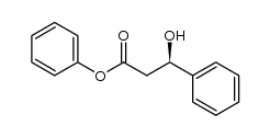 (R)-phenyl 3-hydroxy-3-phenylpropanoate结构式
