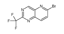 6-bromo-2-(trifluoromethyl)pyrido[3,2-d]pyrimidine结构式
