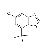 7-(tert-butyl)-5-methoxy-2-methylbenzo[d]oxazole Structure