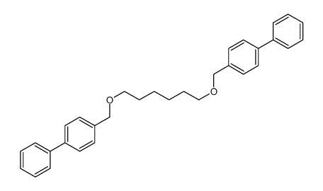 1,6-bis([1,1'-biphenyl]-4-ylmethoxy)hexane Structure