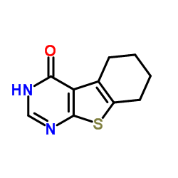 5,6,7,8-四氢-[1]-苯并噻吩[2,3-d]嘧啶-4(1h)-酮结构式