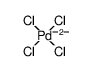 tetrachloropalladium结构式