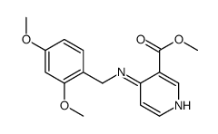 methyl 4-[(2,4-dimethoxyphenyl)methylamino]pyridine-3-carboxylate结构式