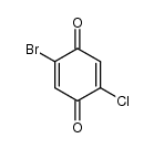2-bromo-5-chloro-[1,4]benzoquinone Structure