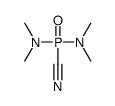 bis(dimethylamino)phosphorylformonitrile Structure
