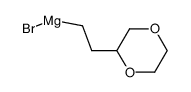 (2-(1,4-dioxan-2-yl)ethyl)magnesium bromide Structure