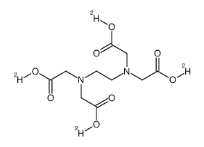 deuterio 2-[2-[bis(2-deuteriooxy-2-oxoethyl)amino]ethyl-(2-deuteriooxy-2-oxoethyl)amino]acetate Structure