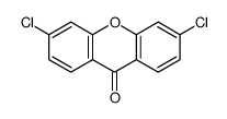 3,6-dichloroxanthen-9-one Structure