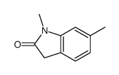 1,6-dimethyl-3H-indol-2-one结构式