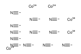 cobalt(3+),dodecacyanide结构式