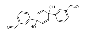 1,4-bis(3-formylphenyl)-1,4-dihydroxy-2,5-cyclohexadiene Structure