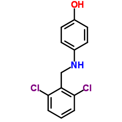 4-[(2,6-Dichlorobenzyl)amino]phenol Structure