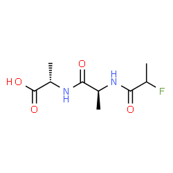 Alanine,N-(2-fluoro-1-oxopropyl)alanyl- (9CI) Structure
