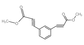 2-Propynoic acid, 3,3'-(1,3-phenylene)bis-, dimethyl ester (en)结构式