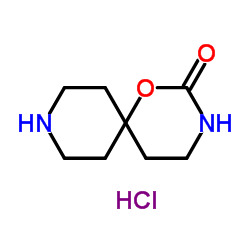 1-Oxa-3,9-diazaspiro[5.5]undecan-2-one hydrochloride structure