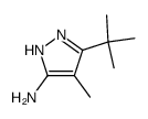 1H-Pyrazol-3-amine,5-(1,1-dimethylethyl)-4-methyl- structure